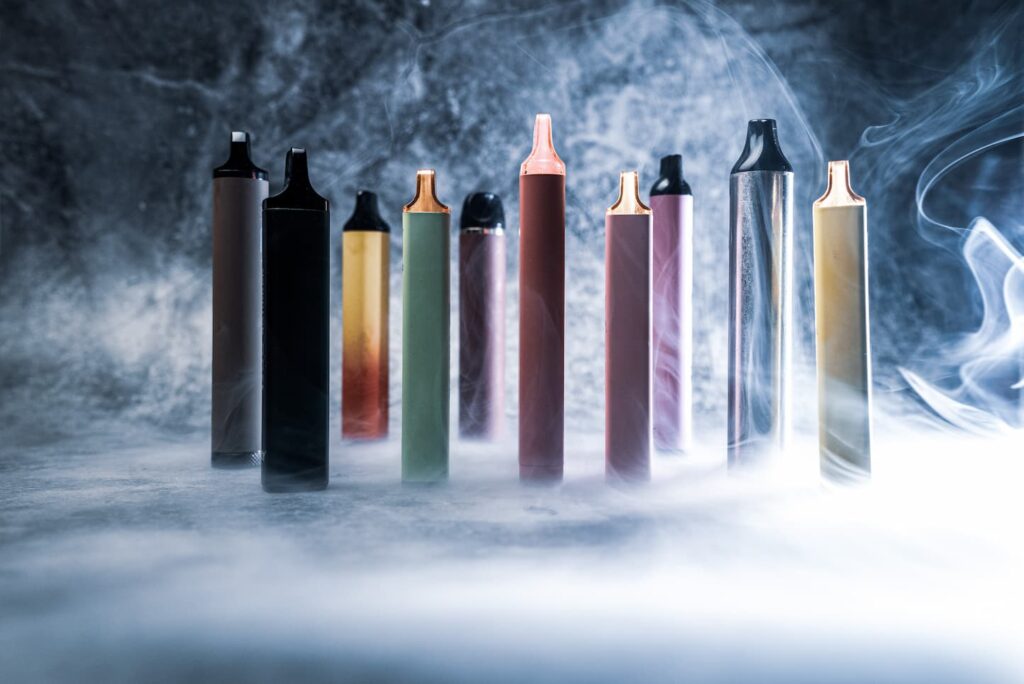 An array of vaping pods